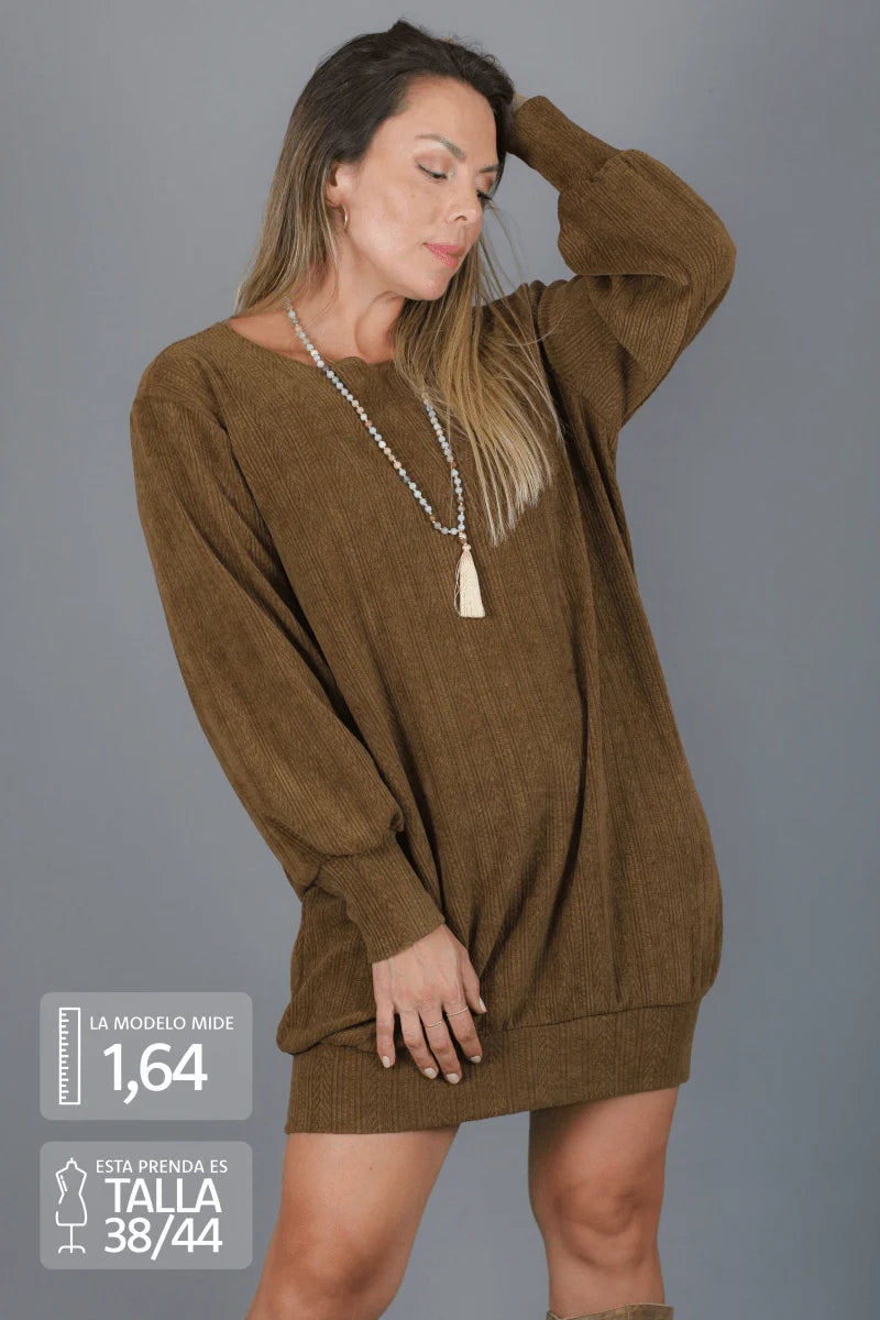 Vestido ESTAMBUL lanilla - Amanda Moda Vestido ESTAMBUL lanilla